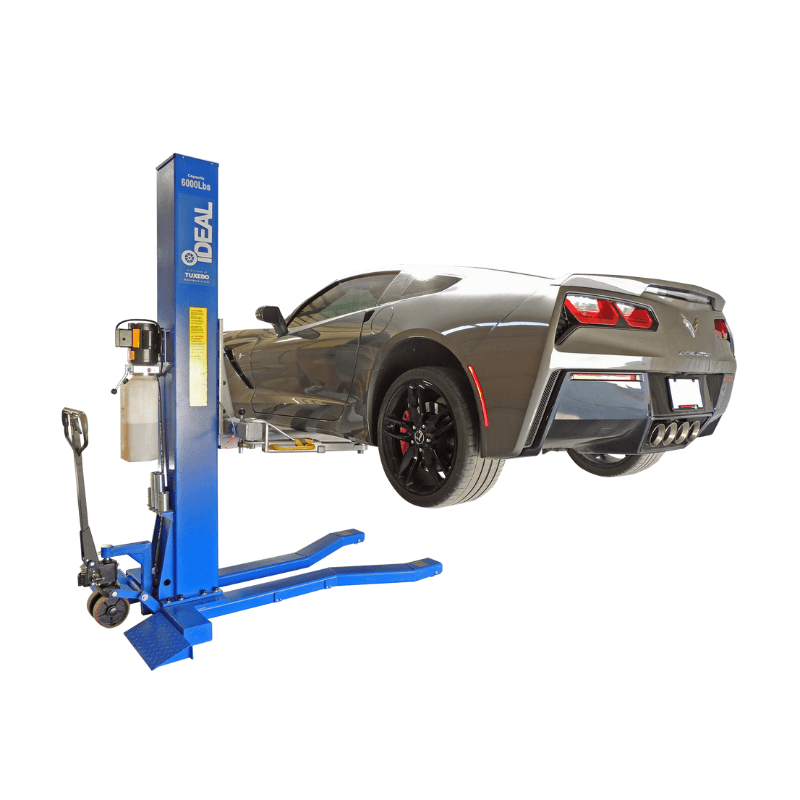 Thumbnail: iDeal MSC-6KLP Mobile Single Column Lift – 6,000 lb Capacity