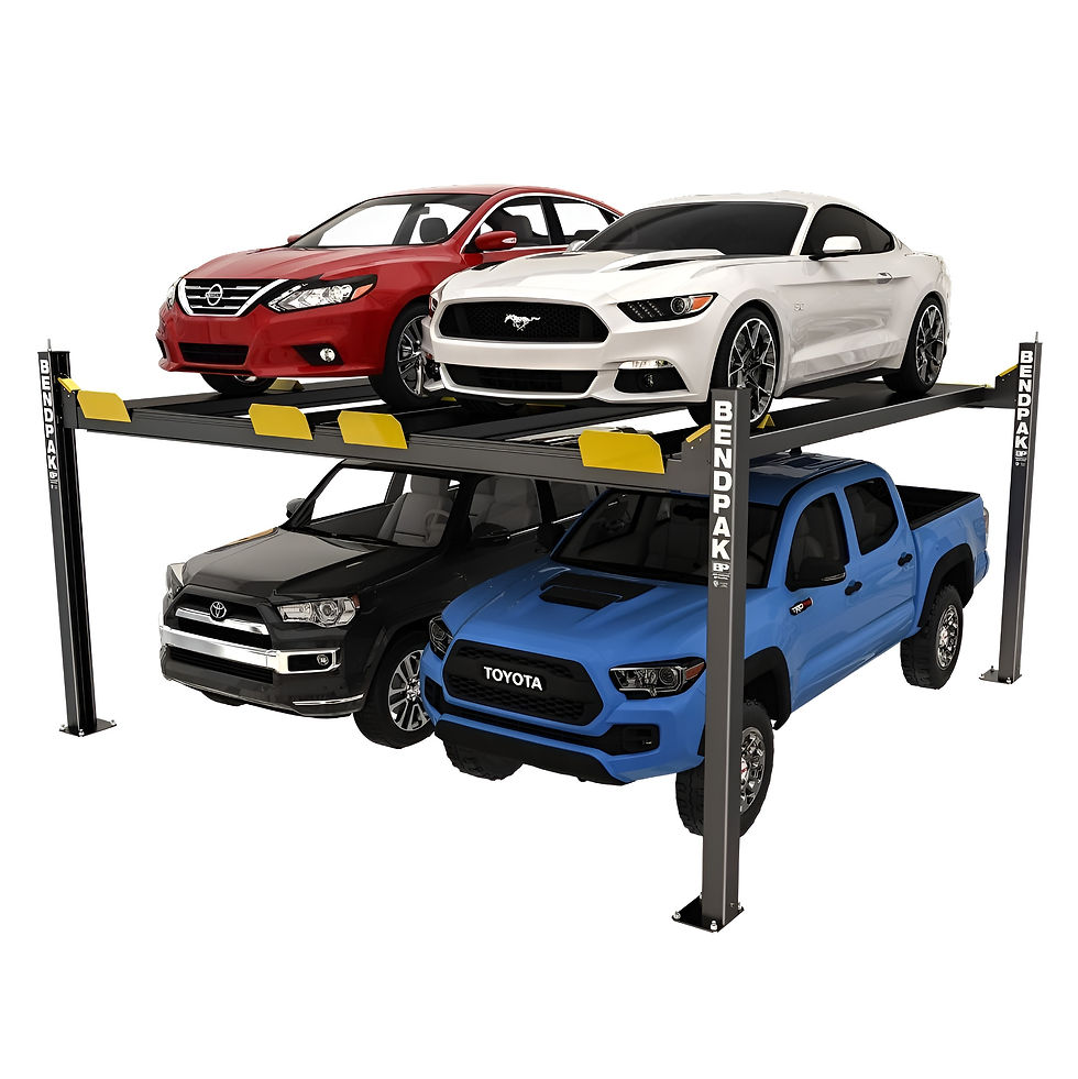 BendPak HD-9SWX Dual-Platform Four-Post Lift – 9,000 lb, Super Wide, High-Rise