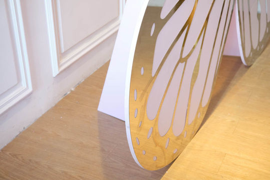 Decorative butterfly backdrop for an Adelaide birthday event