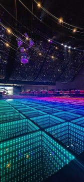 Sophisticated 3D LED Infinity Mirror Dance Floor for Wedding Receptions in Adelaide