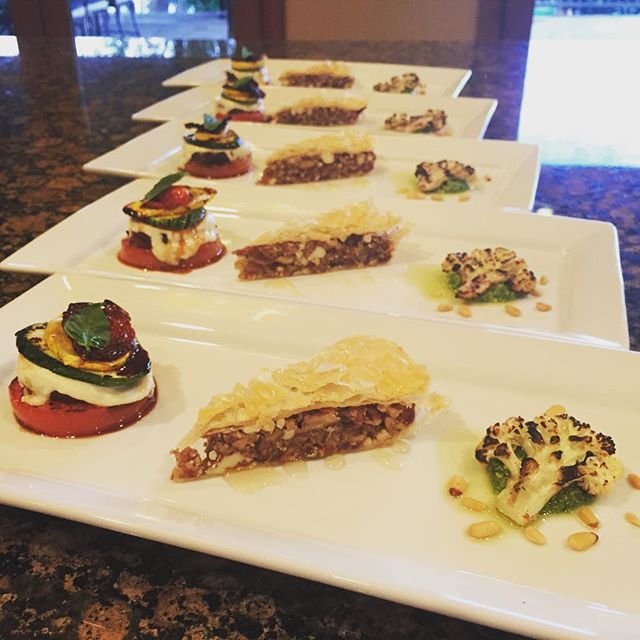 Flight of appetizers