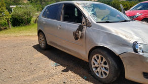 Colisão traseira seguida de capotamento é registrada em Água Doce