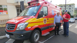 Entregue novo veículo ao Corpo de Bombeiros de Água Doce