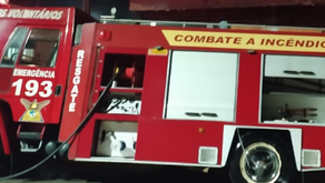 Casa é destruída por incêndio na SC-355 em Água Doce neste sábado (05)