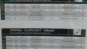 Nove jogos acontecem neste fim de semana pelo Aberto de Futsal - Taça Gilmar Fantin (Bruco)