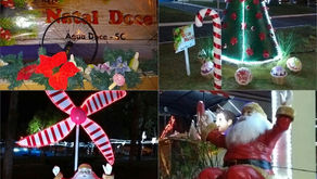Conheça o encantador e Doce Natal da Praça Central de Água Doce