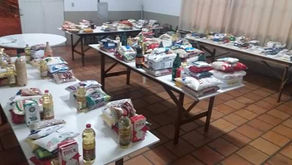 Doações de Corpus Christi viram kits para famílias carentes de Água Doce