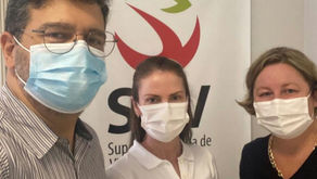 Equipe da Secretaria Municipal da Saúde de Água Doce faz visita técnica à Florianópolis