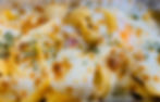 Baked conchiglie with seafood in Singapore Laksa sauce | cream sauce | tomato sauce