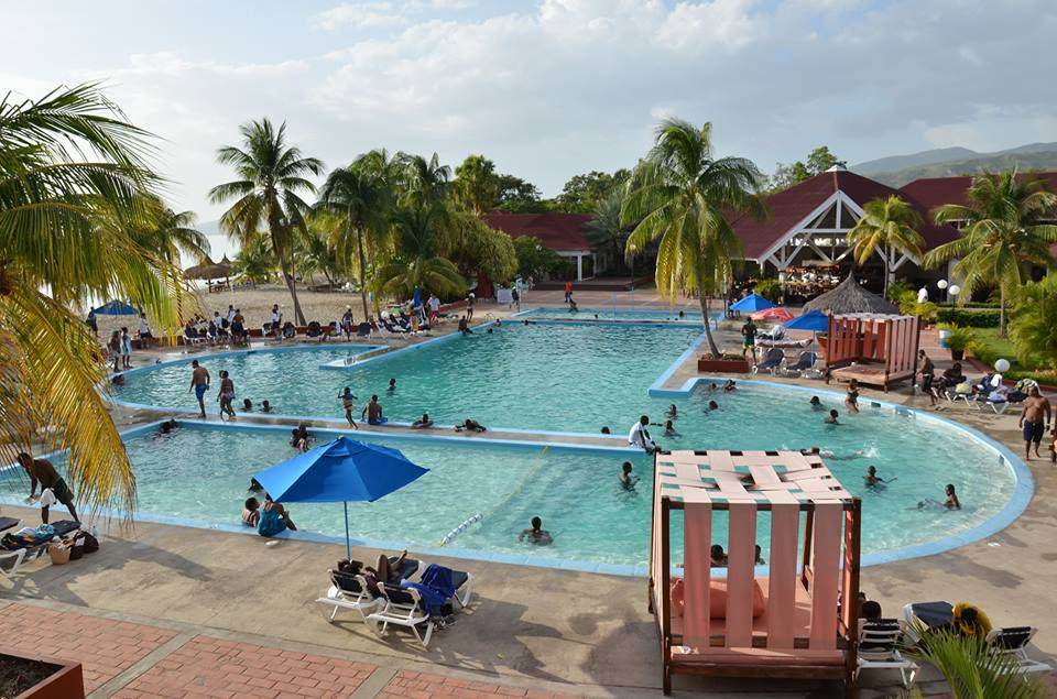 One of the largest pool in Haiti