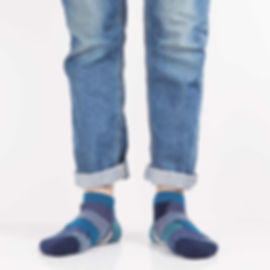 Chup Quilting Bee Blue Socks at Sock Club Moscow