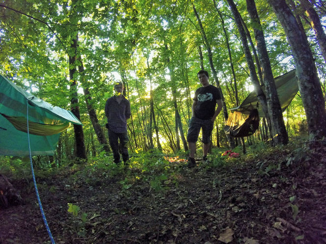 Encore un beau bivouac!!