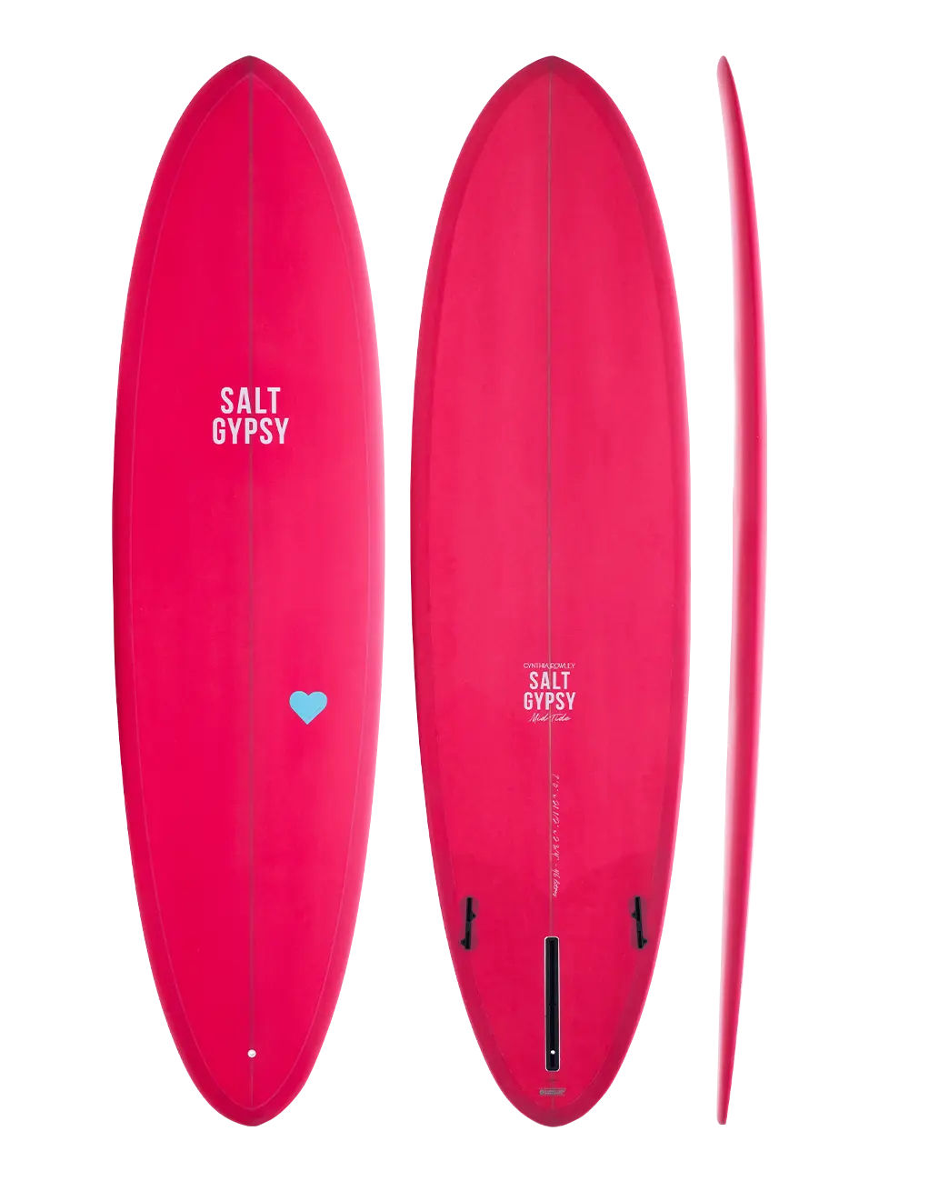 SALT GYPSY MID TIDE 7' SURFBOARD (FINS INCLUDED)