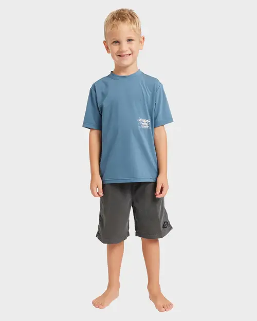 Thumbnail: Billabong Groms Boys Crossboards Rash Vest