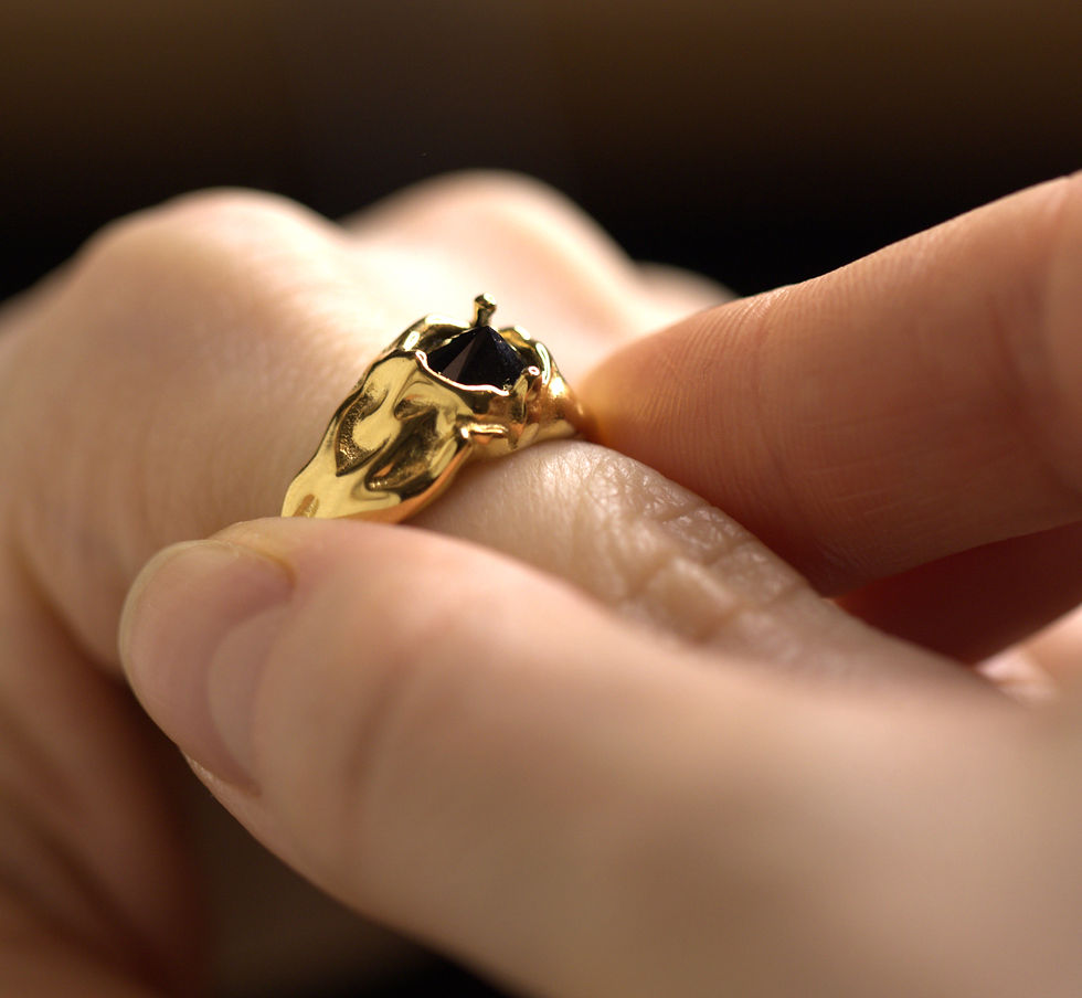 Thumbnail: Agate Fusion Open Ring