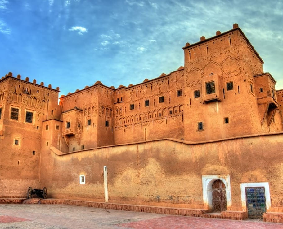 Ancient Moroccan Kasbah, desert architecture