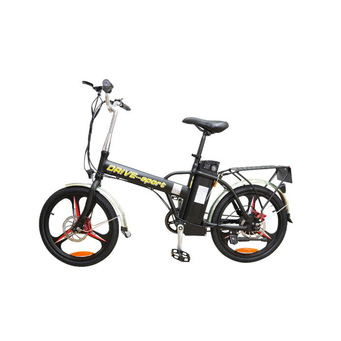 Black Drive Sports electric bike, 20” wheels
