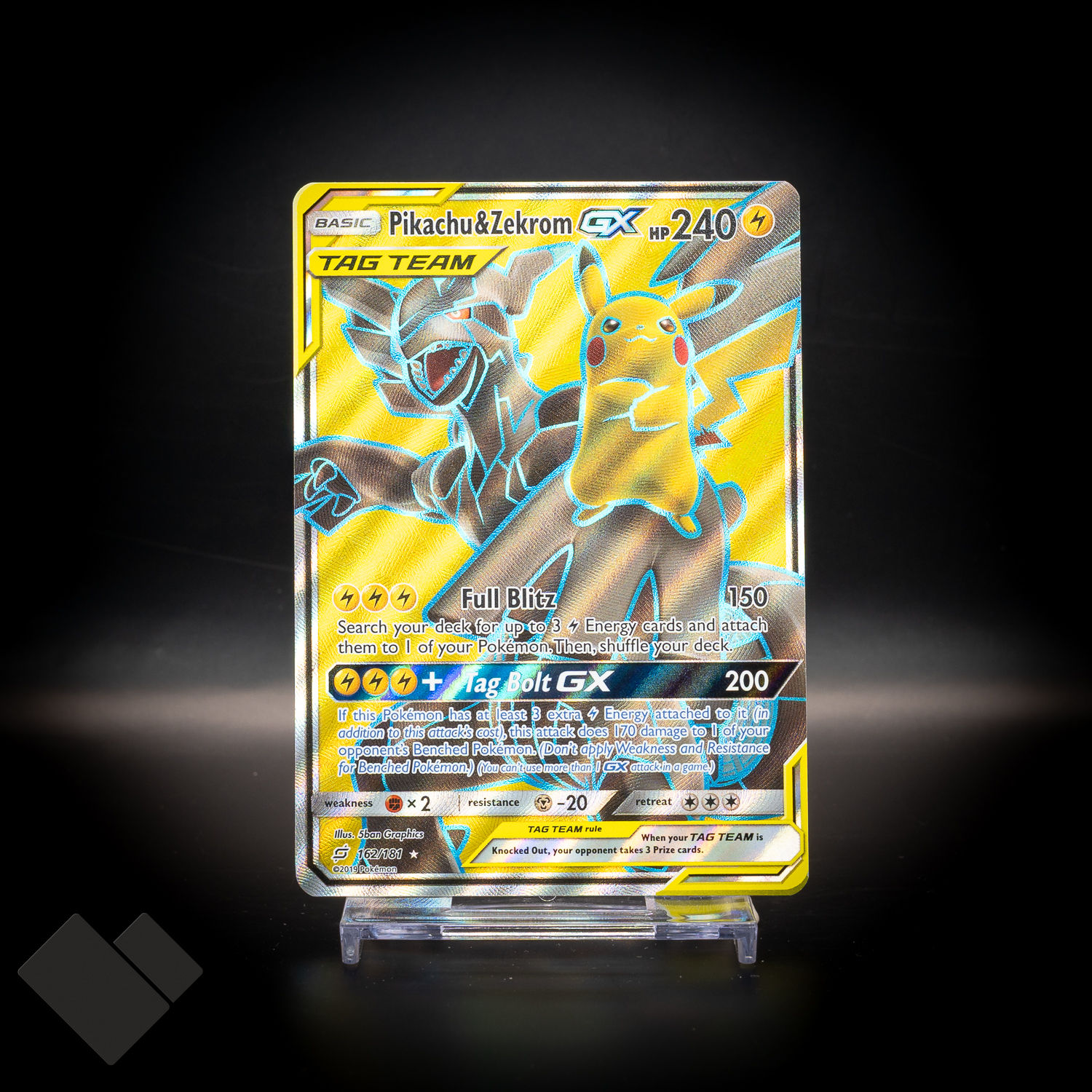 Pikachu & Zekrom GX 162/181 Team Up - LP
