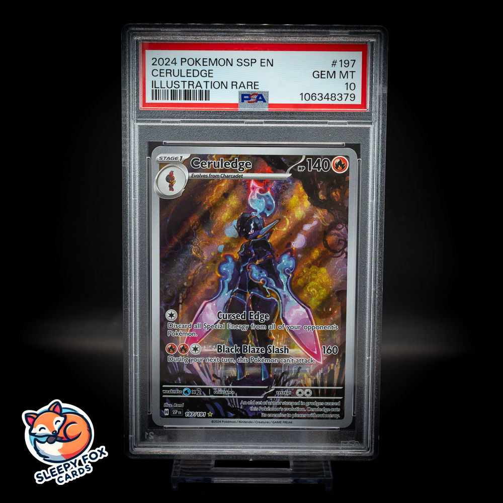 Ceruledge Surging Sparks 197/191 Illustration Rare (PSA 10)