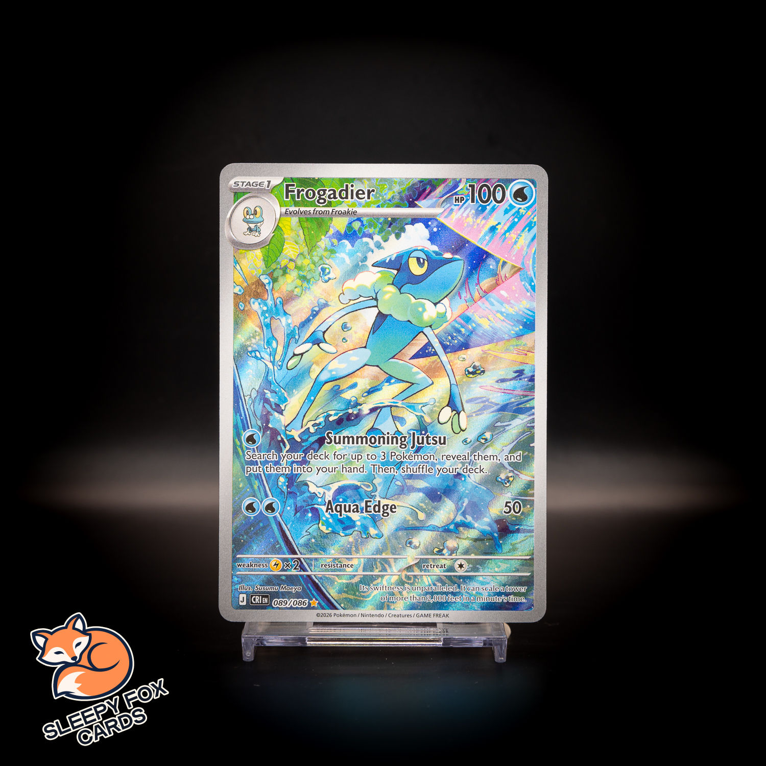 Frogadier Chaos Rising 089/086 Illustration Rare