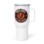 Thumbnail: Holy Hell Hot Pepper Company Logo Travel Mug with Handle - 25oz & 40oz