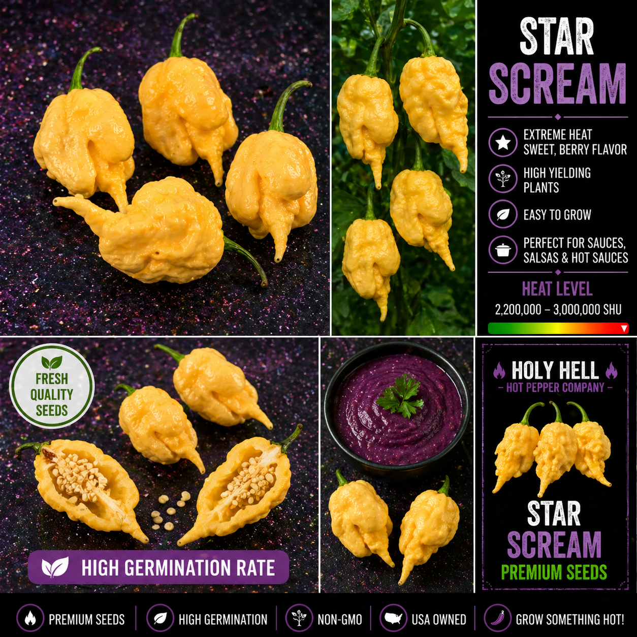 Star Scream Pepper Seeds