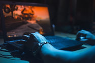 Close-up of Hands Playing Video Games