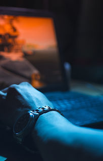 Close-up of Hands Playing Video Games