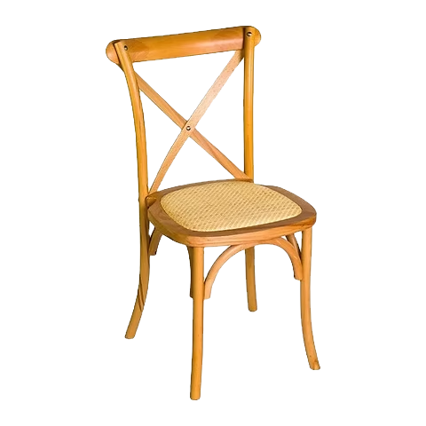 Silla Crossback madera natural