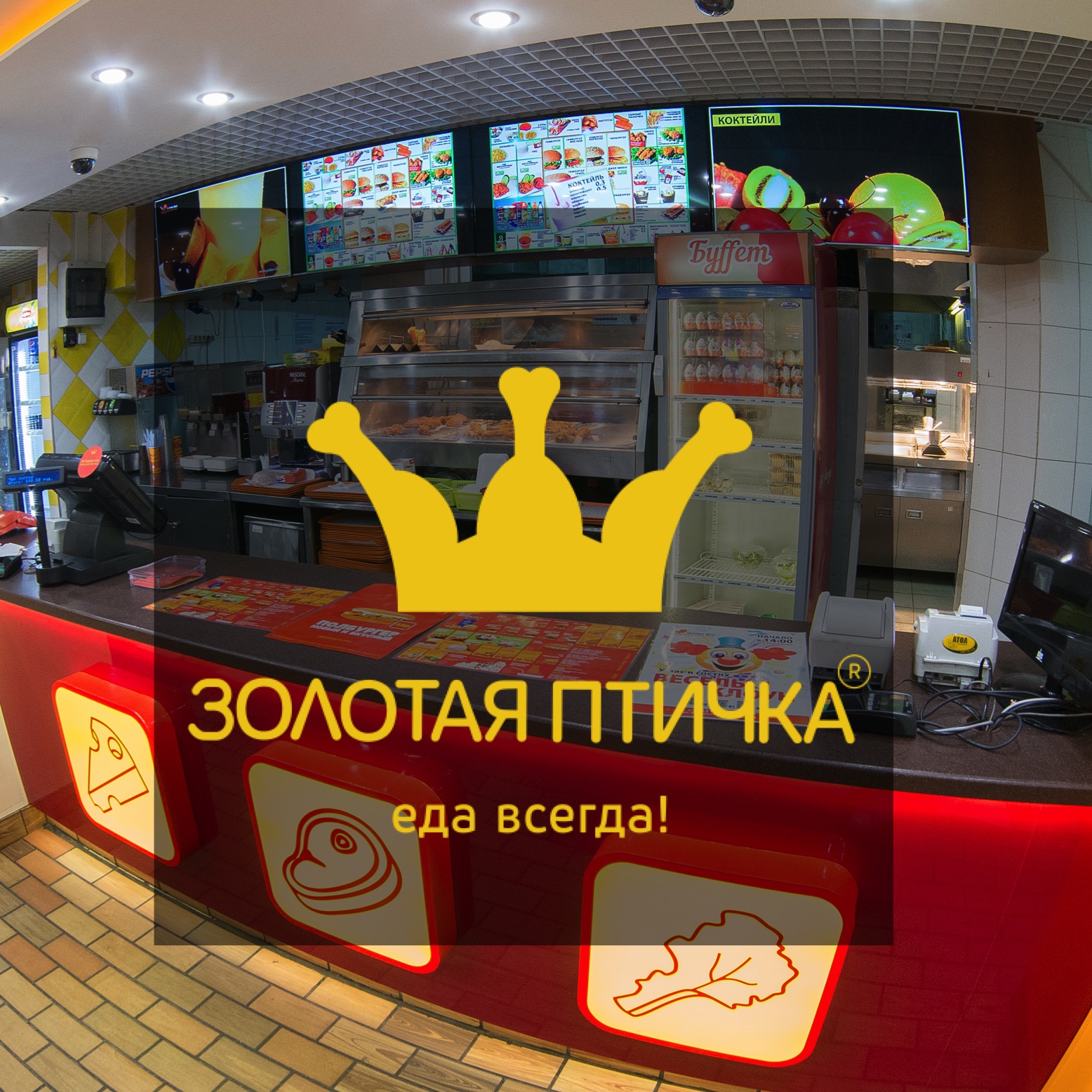 Сеть фаст-фуд кафе "Золотая птичка"