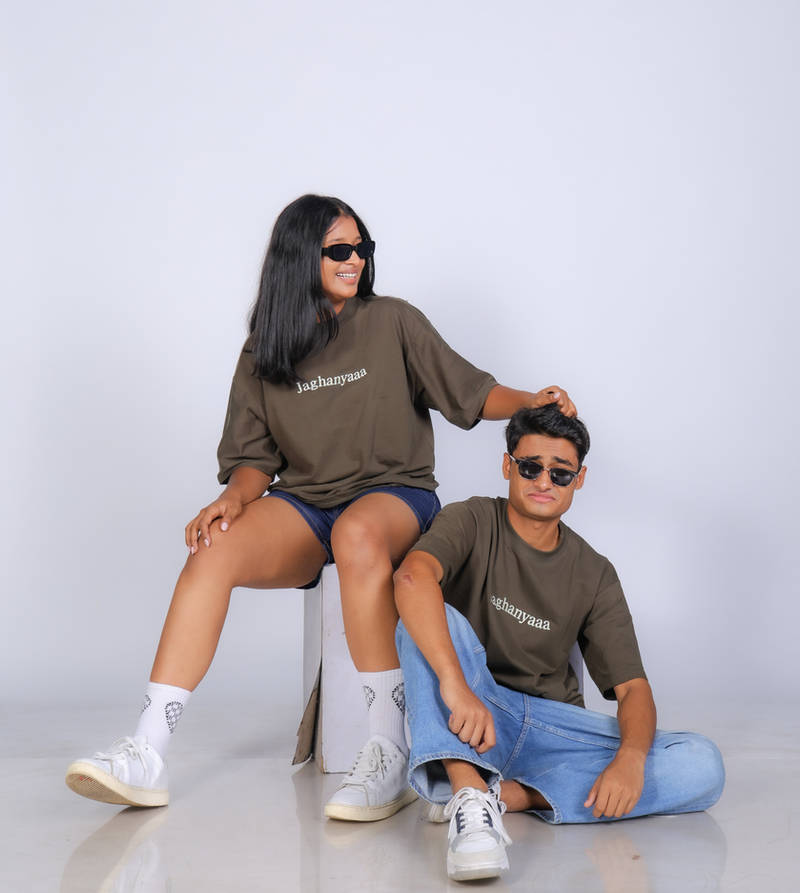 TeeZen: Jaghanyaa Olive Green - Image 5