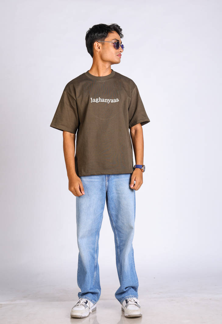 TeeZen: Jaghanyaa Olive Green - Image 4