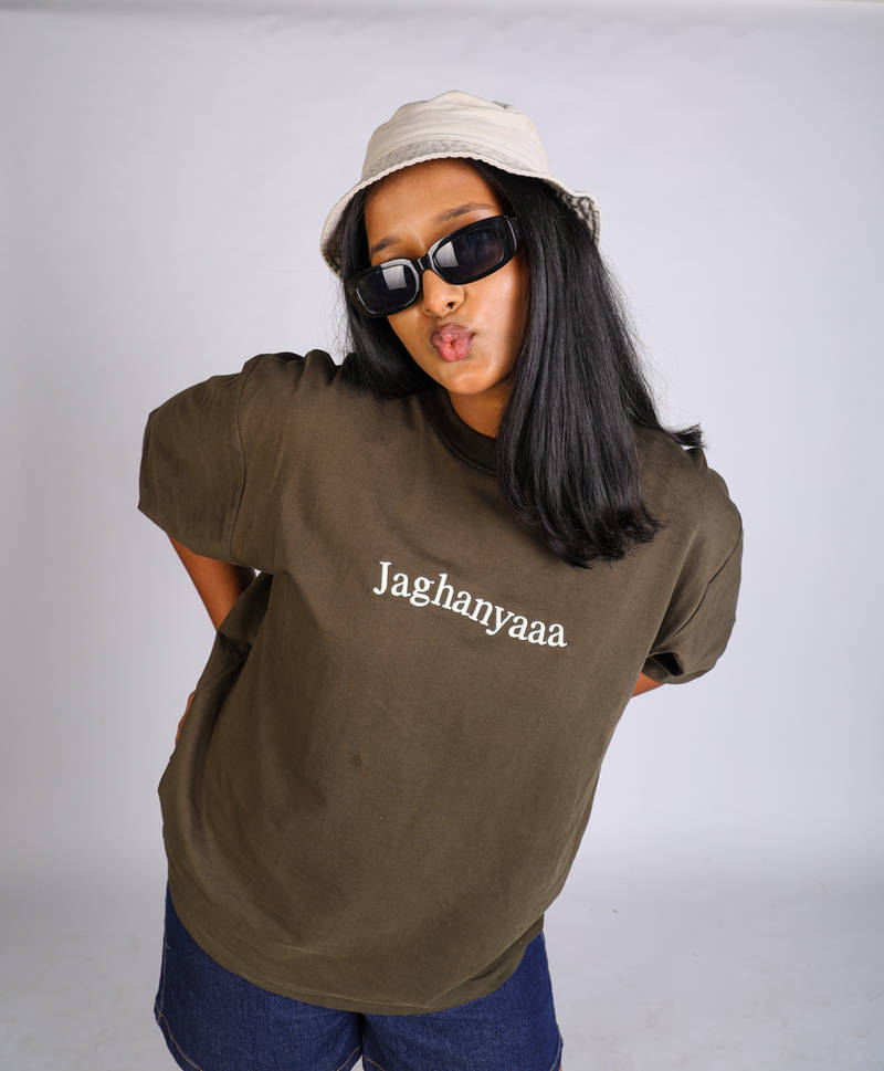 TeeZen: Jaghanyaa Olive Green - Image 2