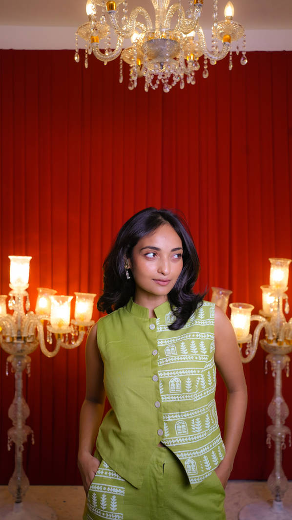 Bari Phera Shobuj Vest Set - Image 7