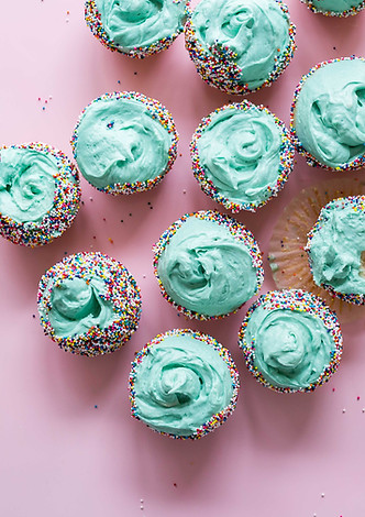 Green Frosting Cupcakes