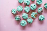 Green Frosting Cupcakes