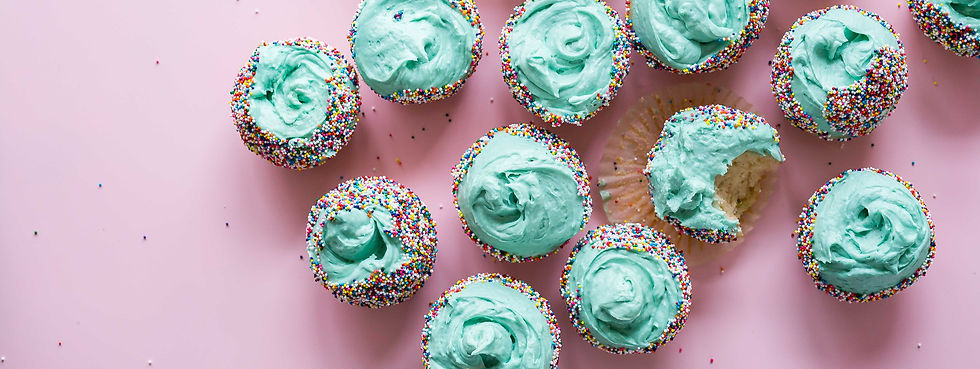 Green Frosting Cupcakes