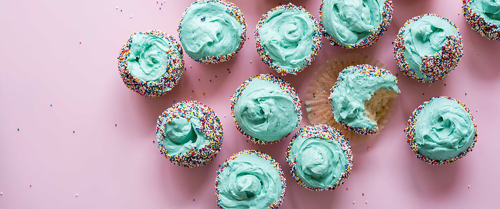 Green Frosting Cupcakes