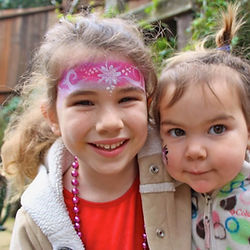 Face painting in Sacramento