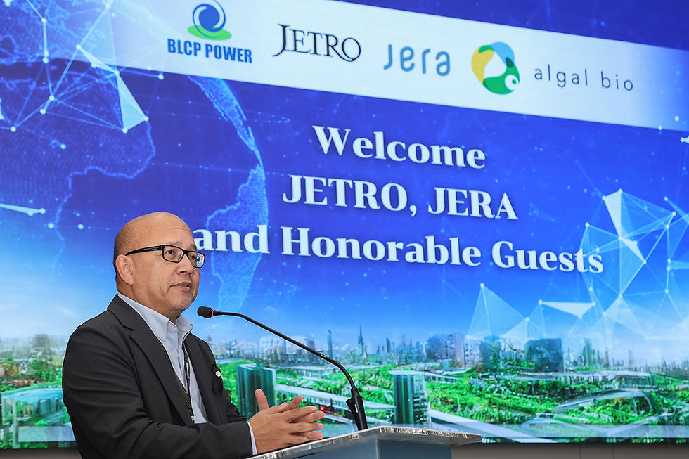โรงไฟฟ้าบีแอลซีพี เผยโครงการบำบัดก๊าซคาร์บอนไดออกไซด์ด้วยจุลสาหร่ายประสบผลสำเร็จล่าสุด เจโทร และ เจร่า ร่วมนำบริษัทชั้นนำจากญี่ปุ่น เยี่ยมชมโครงการฯ พร้อมต่อยอดนวัตกรรม สร้างความร่วมมือเชิงพาณิชย์