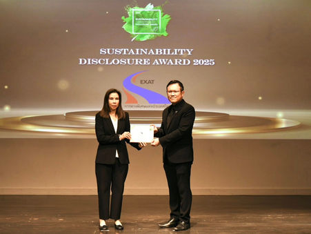 รางวัลแห่งความภูมิใจ!!!กทพ.รับรางวัลเกียรติคุณ Sustainability Disclosure Award การเปิดเผยข้อมูลความยั่งยืน ประจำปี 2568