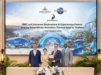 AWCผนึกUniversal Destinations & Experiencesเตรียมเปิดตัวโรงแรมธีม DreamWorks Animationแห่งแรกของไทยที่โครงการแฟลกชิปAquatiqueพัทยาเพื่อเปิดบทใหม่ของพัทยาในฐานะจุดหมายปลายทางการท่องเที่ยวสำคัญระดับโลก