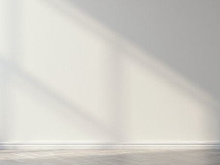 Satin finish on the interior wall