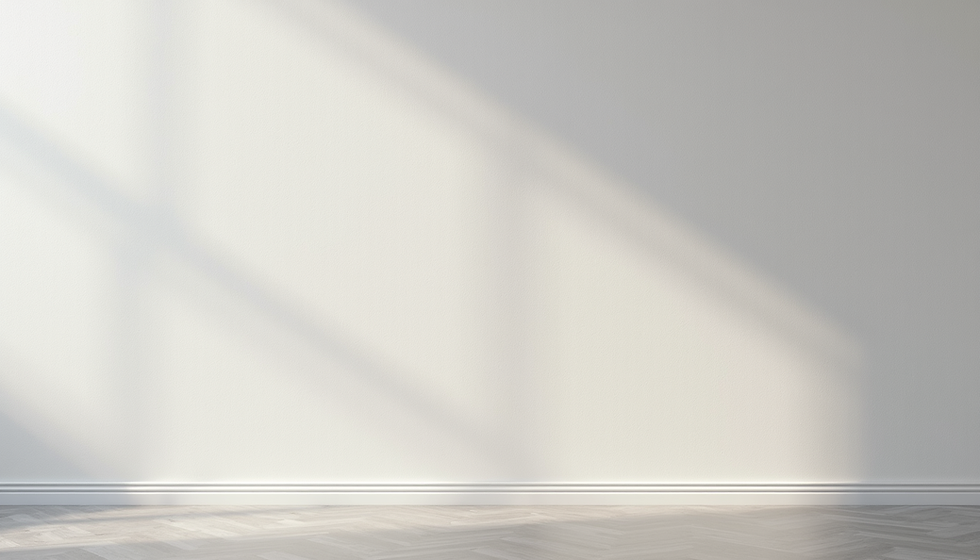 Satin finish on the interior wall