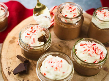 chocolate peppermint pot de creme