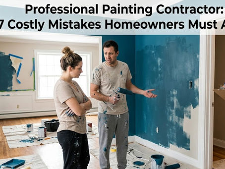 Professional Painting Contractor: 7 Costly Mistakes Homeowners Must Avoid