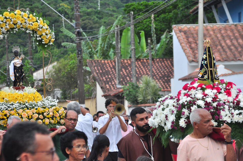 Iguape celebra São Benedito, o santo cozinheiro. / Imagens: Facebook