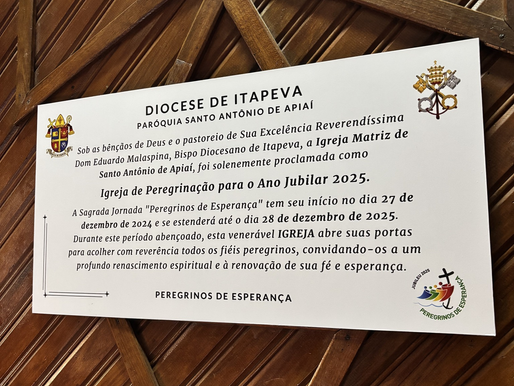 Igrejas no Vale do Ribeira serão Igrejas Jubilares em 2025.