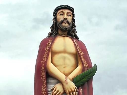 Iguape inaugura Estátua do Senhor Bom Jesus de Iguape.
