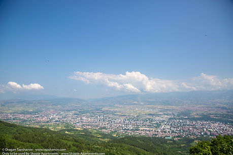 skopje from vodno
